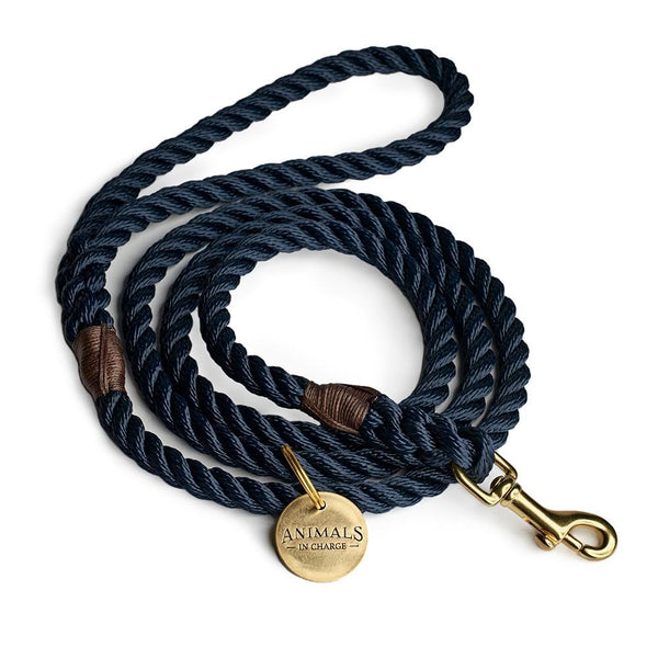 All Weather Dog Leash Navy