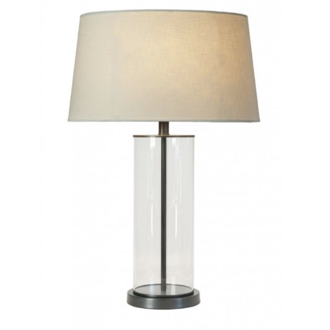 Bronze Rod Glass Lamp