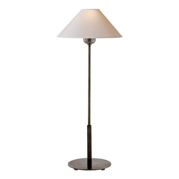 Hackney Table Lamp in Bronze with Natural Paper Shade