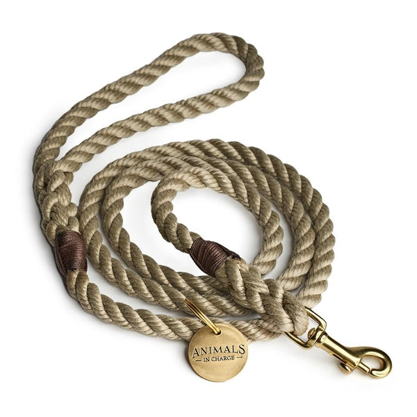 All Weather Dog Leash Natural