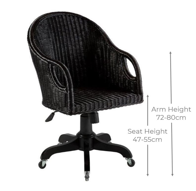 Rattan Office Chair