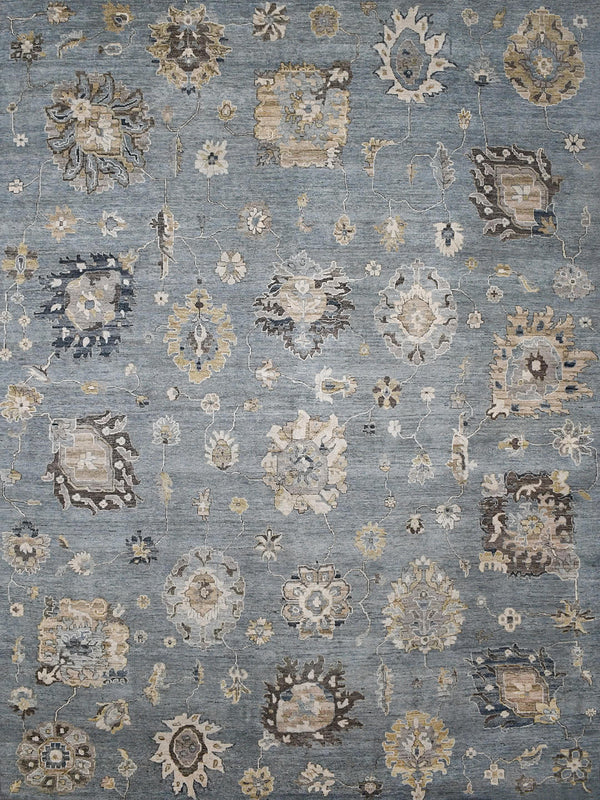 Medallion Hand Knotted Wool Rug