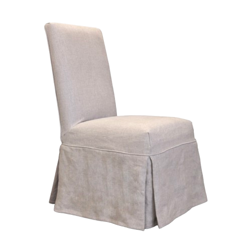 Long Skirted Dining Chair