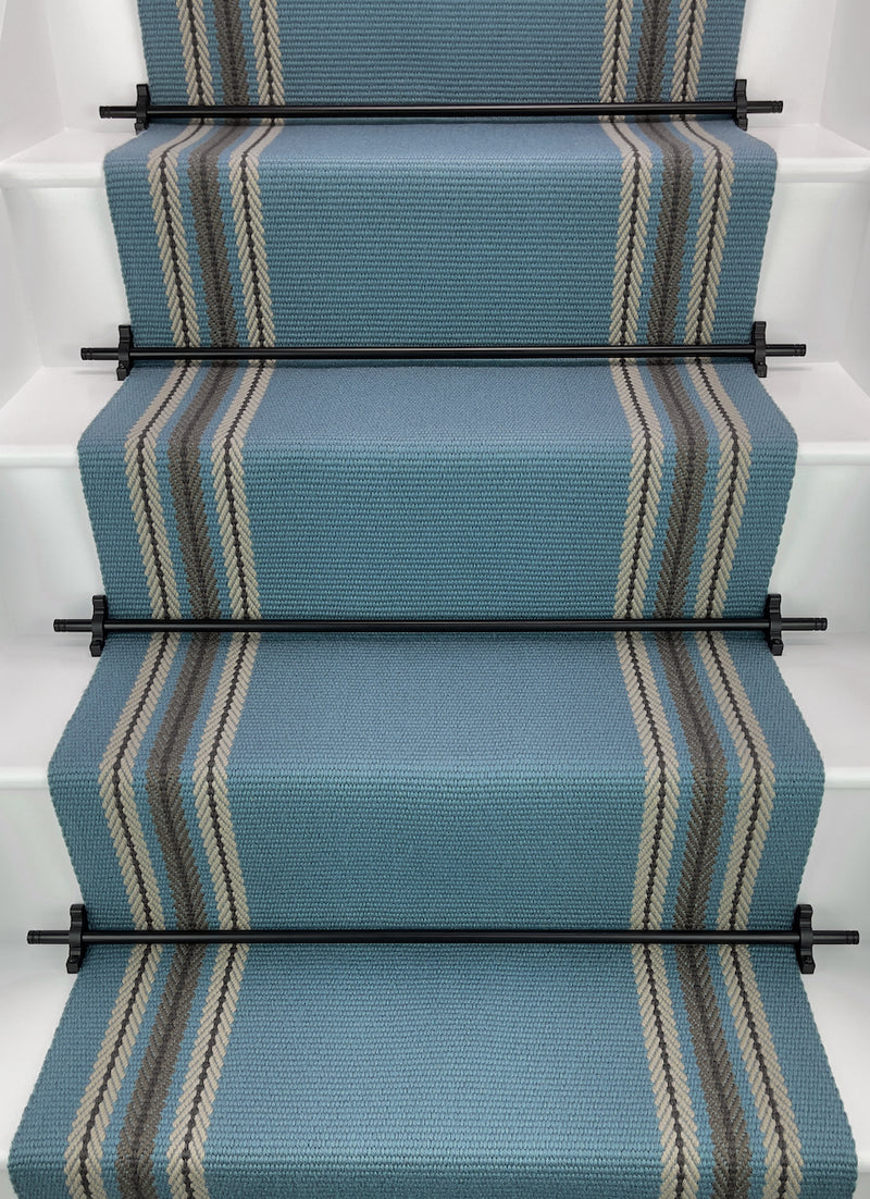 Brampton Sturbridge Blue Stripe Runner