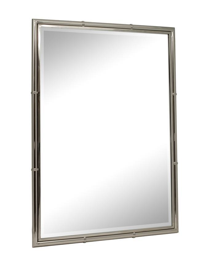 Shiny Nickel Bamboo Finish Mirror