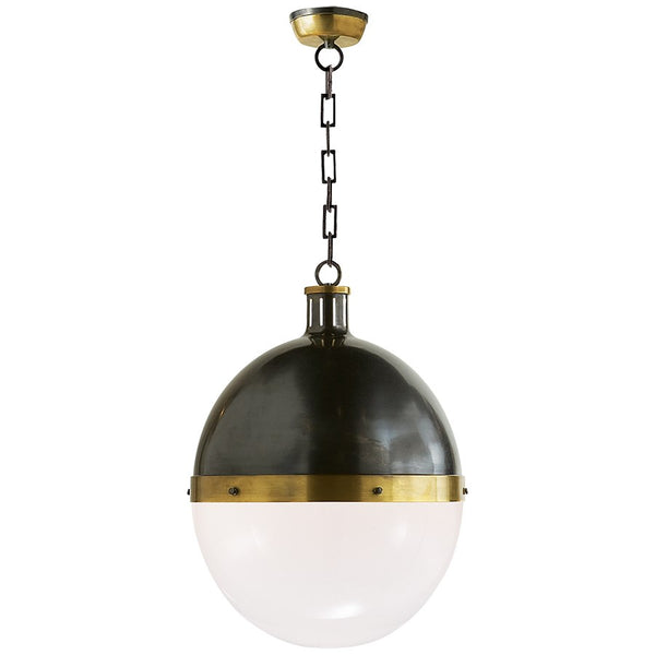 Hicks Pendant Extra Large in Bronze and Antique Brass