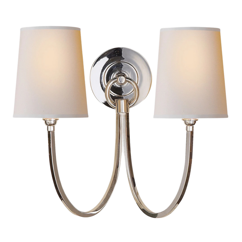 Reed Double Sconce