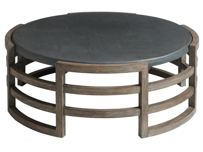 La Jolla Cast Top Round Coffee Table