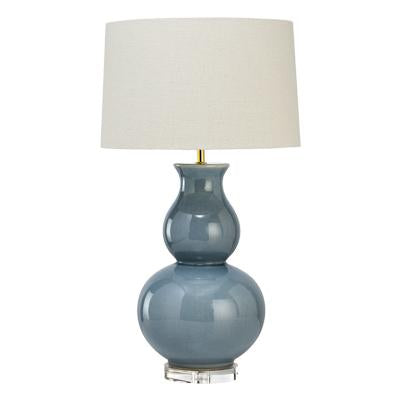 Light Blue Crackle Gourd Lamp