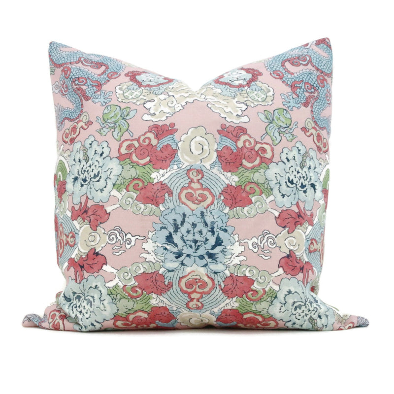 Schumacher Blush Magic Mountain Cushion