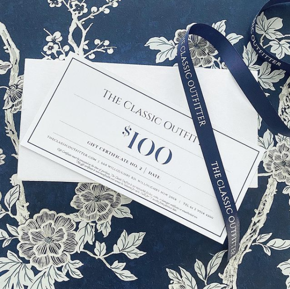 The Classic Outfitter Gift Card