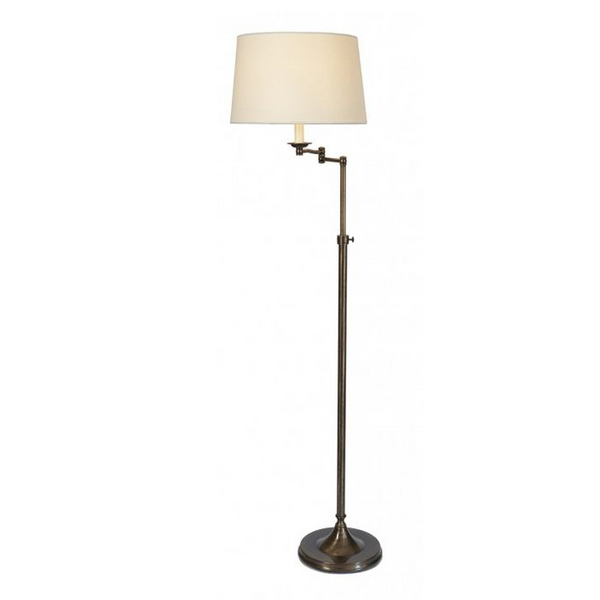 Aged Brass Floor Lamp