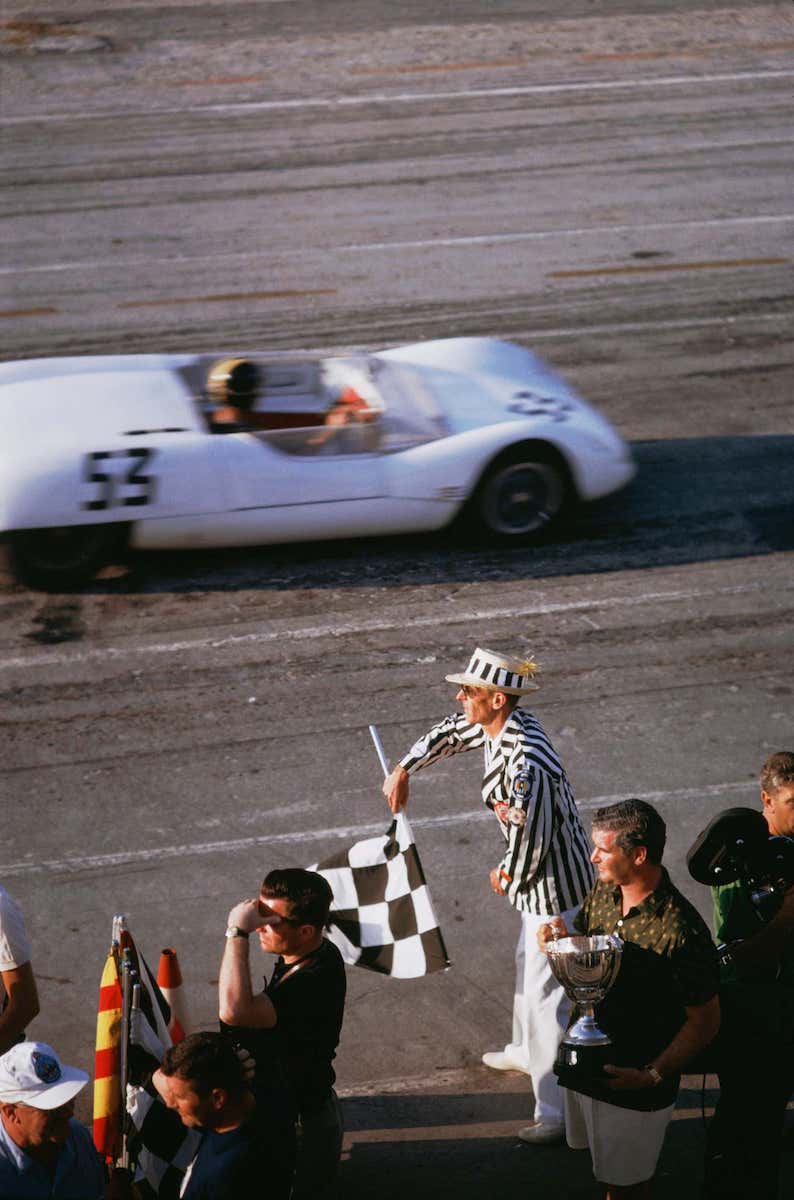 Slim Aarons Checkered Flag