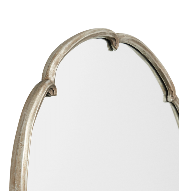 French Maid Silver Mirror