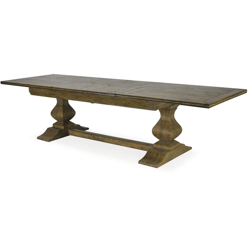 Double Pedestal Extension Dining Table