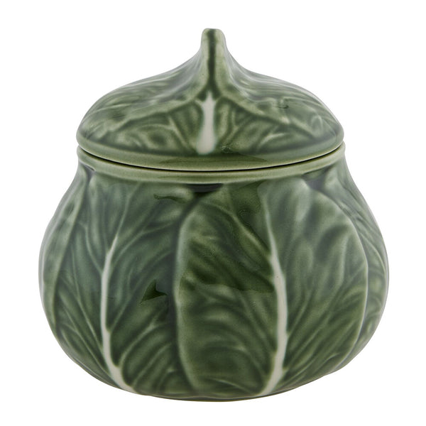 Cabbage Sugar Bowl with Lid
