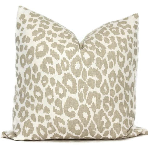 Schumacher Iconic Leopard Linen