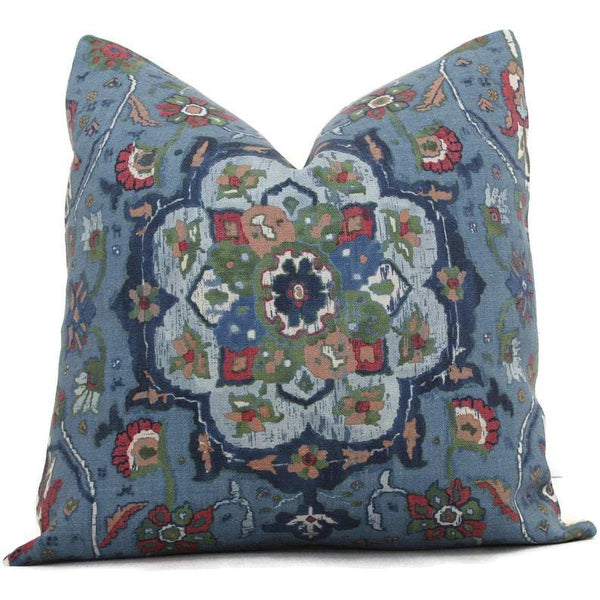 Schumacher Jahanara Carpet Peacock