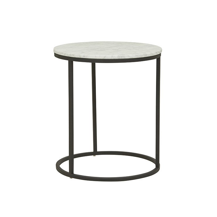 Elle Round Marble Side Table