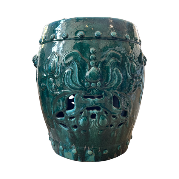 Green Flower Stool
