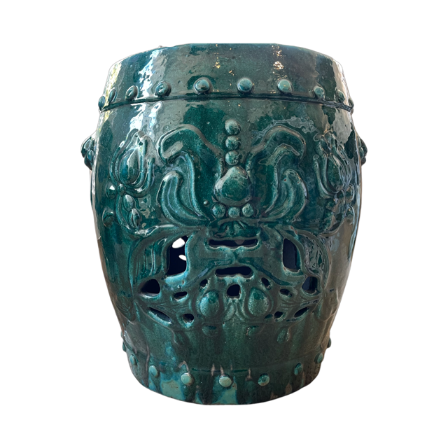 Green Flower Stool